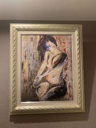 内山あぐり 「赤と青の娼婦」 女性ヌード ヌード 裸婦 美人絵 人体絵 浮世絵 東洋画 検#小尾修 大塚敏雄 高橋伸 島村信之 - 健康食品