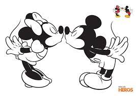 coloriages mickey et minnie coloriage mouse