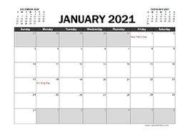 Free printable july 2021 calendars. Printable 2021 Excel Calendar Templates Calendarlabs