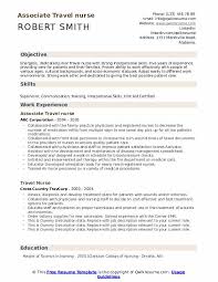 travel nurse resume samples qwikresume
