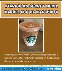 Black And White Mocha Starbucks Secret Menu Starbucks Secret Menu Marble Mocha Macchiato Lifetricks Starbucks Secret Menu Secret Menu Mocha Macchiato