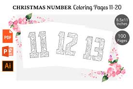 Search through 623,989 free printable colorings at getcolorings. Christmas Number Coloring Page 11 20 Graphic By Kdpwarrior Creative Fabrica