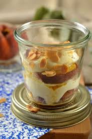 Verrine De Peche Rotie Mascarpone Et Sirop D Erable Recette Facile Recette Mascarpone Recette Facile Alimentation