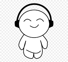 Musical instruments and items including an electric guitar, violin, acoustic guitar, piano or keyboard, microphone, saxophone, clarinet, drum set and trumpet. Emotion Monochrome Photography Happiness Listening To Music Clipart Black And White Png Download 5534036 Pinclipart