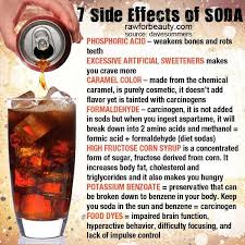 Soda 7 Side Effects Of Soft Drinks Diet Soda Health Food Facts