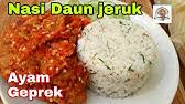 Geprek bensu sambal teri dan kecombrang. Geprek Bensu Nasi Daun Jeruk Anti Mainstream Food And Foot Youtube