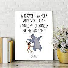 Nathoo dies and the camp is set on fire, the horses are scared and flee. Disney Quotes Jungle Book Print Baloo And Mowgli Printable Quote Nursery Decor Baloo In Jungle Book Nursery Disney Quotes Jungle Book Jungle Book Birthday