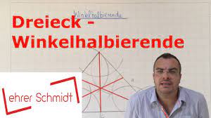 Winkelhalbierende und inkreis leicht und verständlich erklärt inkl. Dreieck Winkelhalbierende Konstruieren Geometrie Mathematik Lehrerschmidt Youtube