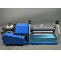 INTBUYING 10.6inch Electric Glue Coating Machine Automatic White Emulsion  Gluing Machine for Paper Leather Cardboard 110V
