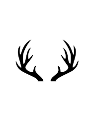 Download deer skull silhouette and use any clip art,coloring,png graphics in your website, document or presentation. Deer Antlers Outline Laptop Cup Decal Svg Digital Download Etsy