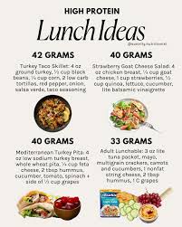 Like and save this easy list of high protein lunch ideas❤️ Comment "303030"  if you want a easy high protein meal plans and recipes featuring 30 grams  or more of protein to