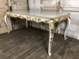 Versailles 6 Dining Table White Gold Baroque Furniture Dining Table Baroque Interior