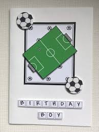 Download greeting card (pdf format) download greeting card (doc format) what's the difference? Handmade Football Birthday Card Birthday Cards For Boys Unique Birthday Cards 18th Birthday Cards