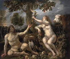 Adam and eve, 1513/15 (oil on panel) painting. Adam And Eve Painting By Jacob Jordaens