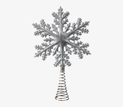 Direct download and easy to use! Tree Topper Snowflake With Glitter Silver Baby It S Cold Outside Card Free Transparent Png Download Pngkey