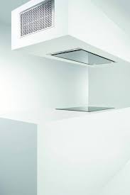 Monoblock Cooker Hood By Novy And Minimal Kitchen Island