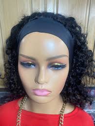 NEW 100% Human Hair Headband wigs 20