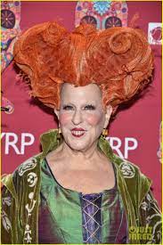 These quirky witches were brought back on earth for one night and spent the rest of the movie trying to win back their lives in the. Bette Midler Dresses Up As Her Hocus Pocus Character For Halloween Bette Bette Midler Halloween Costumes