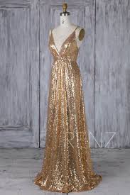 Bridesmaid Dress Gold Sequin Dress Lace Boho Wedding Dress V Etsy Gold Bridesmaid Dresses Long Bridesmaid Dresses Gold Dresses Long