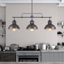 Easy to install and super low maintenance, led linear pendants are a fantastic solution for active households. Oyipro Contemporary 3 Light Linear Pendant Lighting For Kitchen Island Today