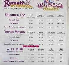 16,631 likes · 41 talking about this · 52,659 were here. Harga Tiket Upside Down Museum Penang Malaycoco
