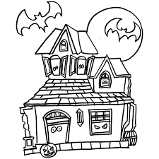 Get this free halloween coloring page and many more from primarygames. Coloring Pages Coloring Book Haunted Housering Halloween House Coloring Home