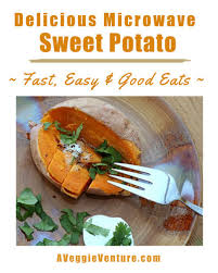 Microwaved sweet potatoes have tender flesh and soft skins. Delicious Microwave Sweet Potato