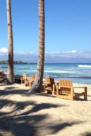 Beach Canopy And Chairs Palm Trees And Blue Sky At Four Seasons Hualalai Hawaii Beach Canopy Canopy Four Seasons