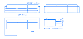 This elevated sofa chaise will add style and relaxation to your family room or living area. Reid Sectional Chaise Dimensions Drawings Dimensions Com
