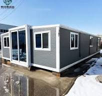 Easy to Install, 3-Bedroom and 1-Bedroom Double Wing Folding House with  Decoration