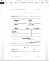 8 Payroll Change Notice Form Template Monster Logo Personnel – rigaud