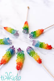 Basic rock candy is in a way the purest form of candy, since it is 100% sugar. How To Make Rainbow Rock Candy Tikkido Com