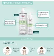 Sampai lah satu hari aku terjumpa jenama eucerin pro acne dan aku tergerak hati untuk mencuba. Eucerin Pro Acne Solution Cleansing Gel 200ml Hermo Online Beauty Shop Malaysia
