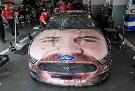 Instead, she's earned tens of millions as a model, spokeswoman, and as the face of many leading brands. Nascar S Corey Lajoie Has His Face Painted On His Race Car S Hood