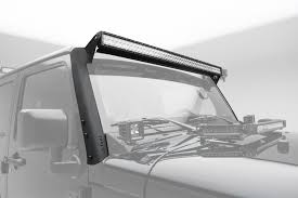 Jeep Jk Trex Zroadz 52in Roof Level Led Light Bar Mounting Brackets Jeep Rubicon 2007 2017 Z374811 Northridge4x4