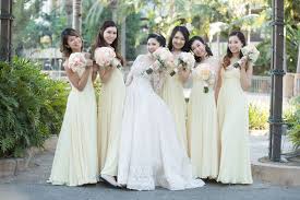 Light Baby Yellow Bridesmaids Dress Pastel Wedding At Pacific Palms In City Of Industry Ca Yellow Bridesmaid Dresses Pastel Wedding Wedding Dresses Lace