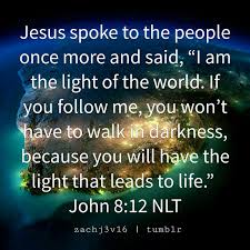 Zachj3v16 Daily Bible Verse Light Of The World Bible Quotes