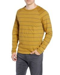 Yellow striped shirt long sleeve. Yellow Horizontal Striped Long Sleeve T Shirts For Men Lookastic