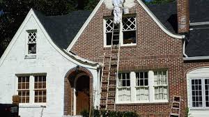 Those steps and wood bench are a beautiful way. How To Paint The Exterior Of A Brick House Dengarden