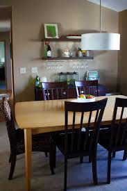 Iheart Organizing October Featured Space Kitchen Glasstacular Kitchen Table With Storage Dining Room Floating Shelves Simple Dining Table