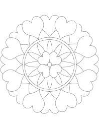 Free printable heart mandala coloring page for kids of all ages. Heart Mandala Coloring Pages Free Printable Coloring Pages For Kids