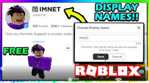 Last week, though, the feature was brought back on a. New Display Names Roblox Update How To Change Your Display Name In Roblox 2021 Free Youtube