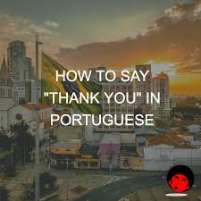 I agree in substance with the translations oscar suggested. How To Say Thank You In Portuguese The Mimic Method
