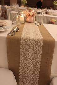 A Dream Unique Wedding Idea Burlap Wedding Burlap Lace Table Runner Rustic Wedding Decor