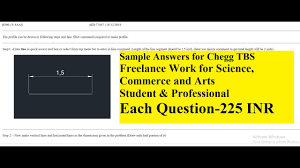 When the slower book arrives, just return it within 21 days of placing the order. How To Write Answers In Chegg Tbs Sample Answers Youtube