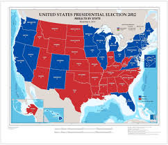 United States Presidential Election 2012 Results By State November 6 2012 Library Of Congress