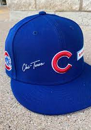 New Era Chicago Cubs Mens Blue Qt Icon Style 59fifty Fitted Hat 59004731 In 2021 Fitted Hats Blue Man Cubs Hat