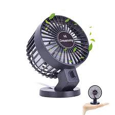 Hidreammy Mini Fan Usb Fan Quiet Powerful 2 Speed Coaxial Rotor Adjustable Portable Fan Usb Desk Fan Usb Table Fan Small Fan Desk Fan Table Fan Portable Fan