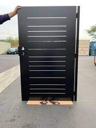 contemporary modern metal gate modern metal gate custom size art pedestrian walk thru entry iron steel garden designer 36 x60 metal doors design metal gates modern gate