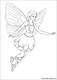 Easy and free to print barbie coloring pages for children. Pin By Georgina Kincaid On Coloriages Barbie Fairy Coloring Pages Fairy Coloring Ariel Coloring Pages